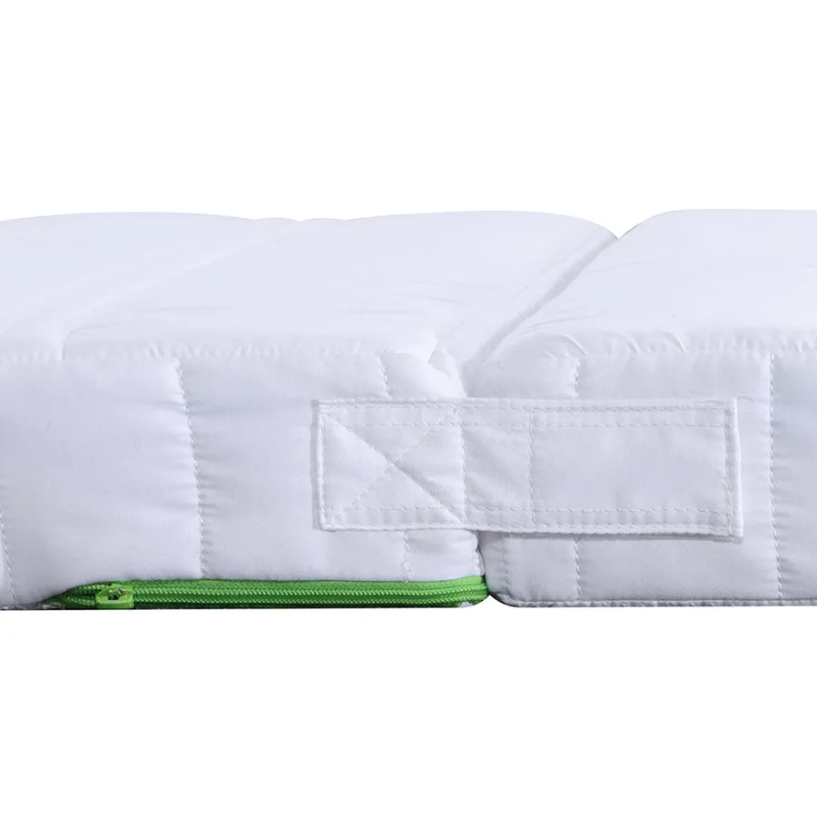 Matelas en Mousse Extensible 80 x 200 cm Blanc - 10
