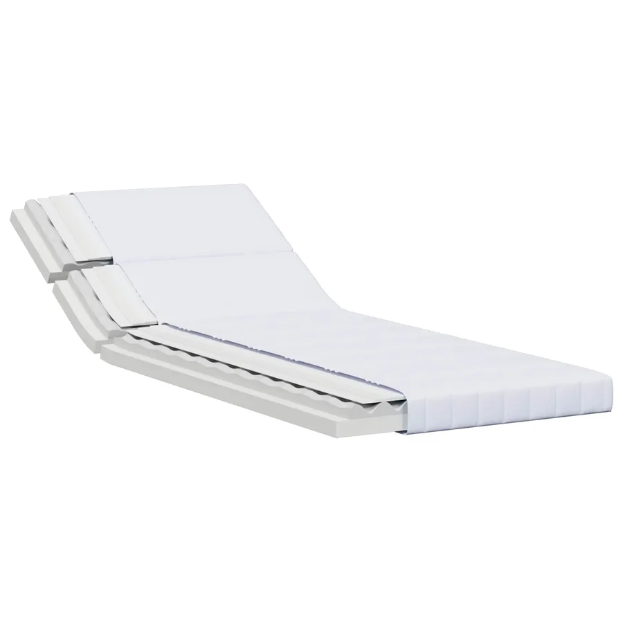 Matelas en Mousse Extensible 80 x 200 cm Blanc - 5