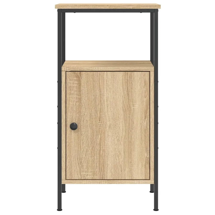 Tables de chevet 2 pcs chêne sonoma 41x31x80 cm bois ingénierie - 4