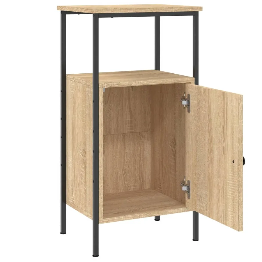 Tables de chevet 2 pcs chêne sonoma 41x31x80 cm bois ingénierie - 5