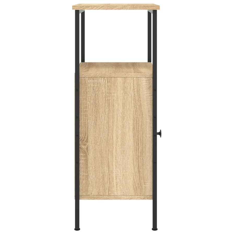 Tables de chevet 2 pcs chêne sonoma 41x31x80 cm bois ingénierie - 7