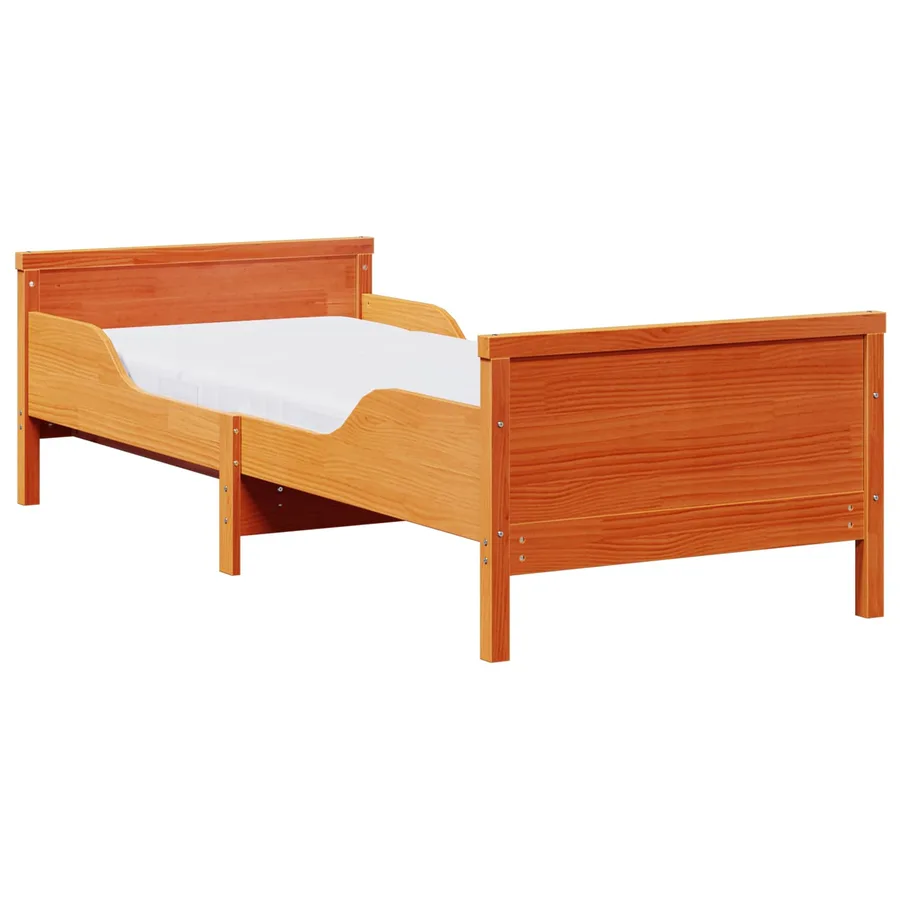 Cadre de lit avec matelas extensible Marron 80 x 200 cm - 2