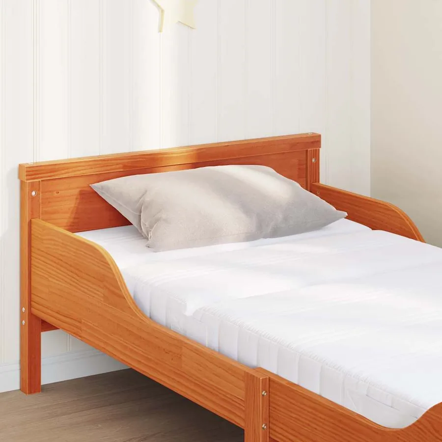 Cadre de lit avec matelas extensible Marron 80 x 200 cm - 4