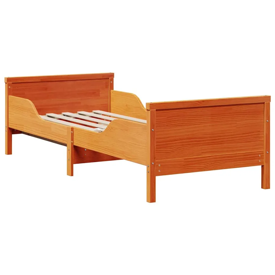 Cadre de lit avec matelas extensible Marron 80 x 200 cm - 6