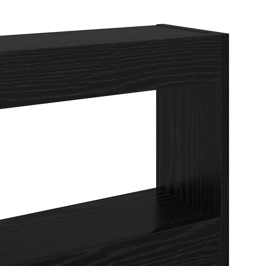 Tête de lit Chêne noir 200 x 17 x 102 cm Bois d'ingénierie - 9
