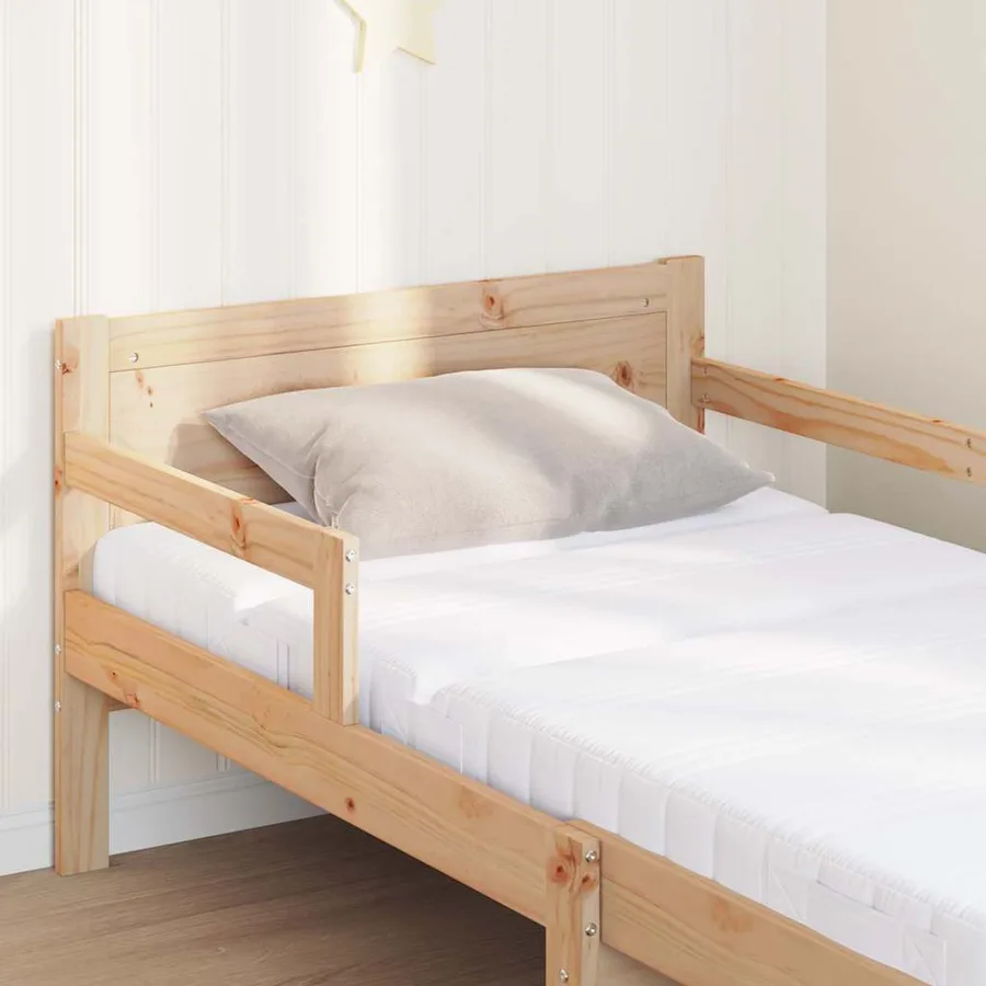 Cadre de lit avec matelas extensible Marron 80 x 200 cm - 4