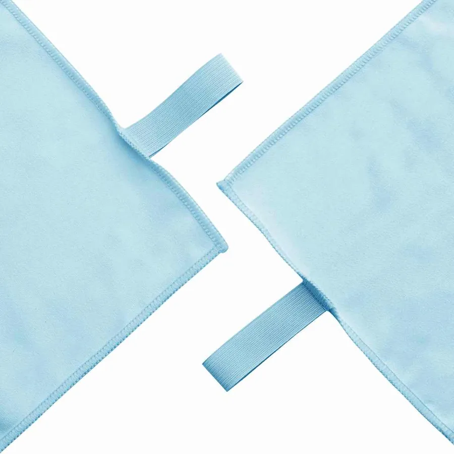 Set de serviettes de sport 3 pcs Bleu Polyester et Polyamide - 5