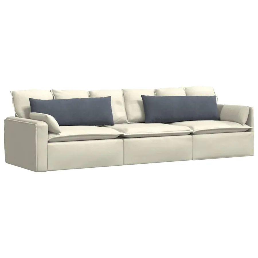 Coussins de canapé 2 pcs Gris foncé 120 x 40 cm - 3