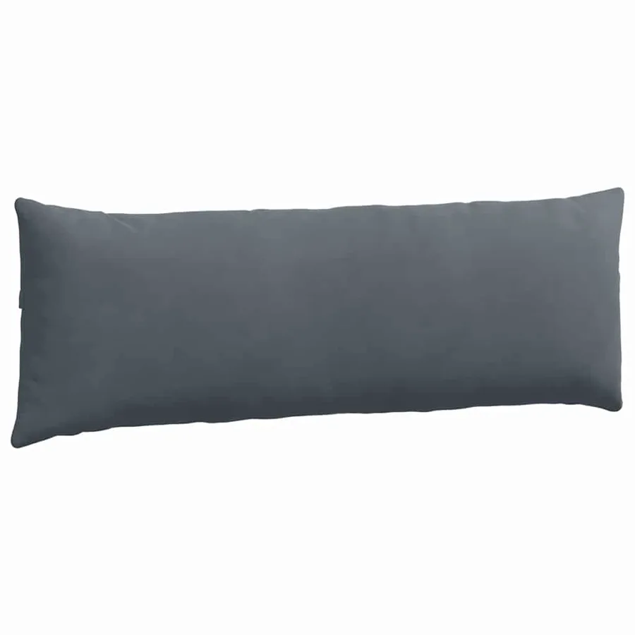 Coussins de canapé 2 pcs Gris foncé 120 x 40 cm - 5
