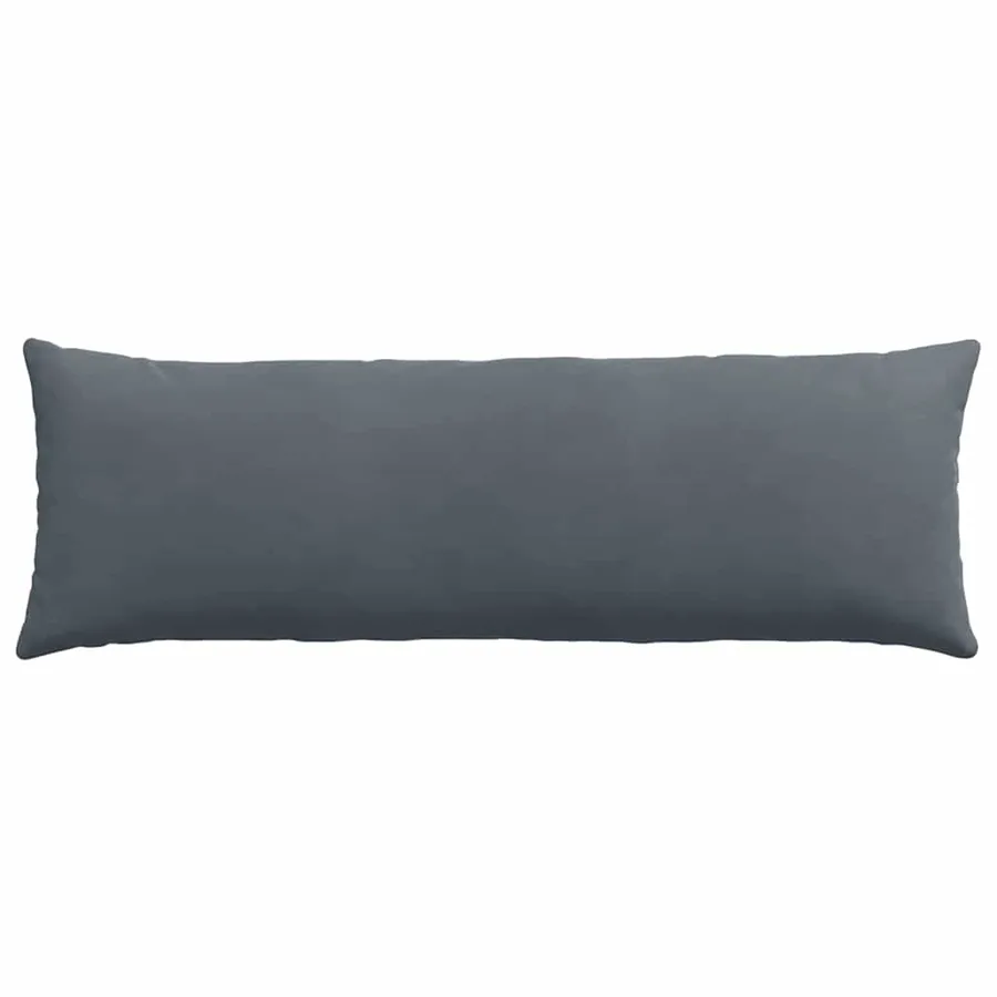 Coussins de canapé 2 pcs Gris foncé 120 x 40 cm - 6