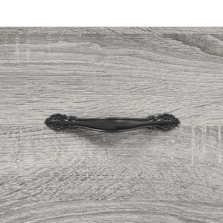 Table de chevet murale sonoma gris 35x35x20 cm - 9
