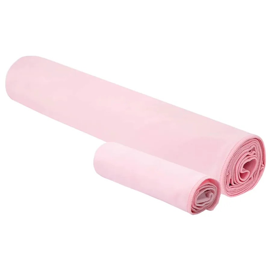 Set de serviettes de sport 2 pcs Rose tissu - 2