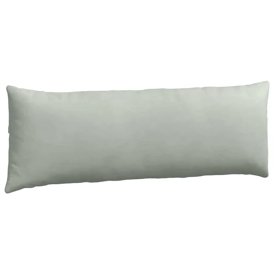 Coussins de canapé 2 pcs Gris clair 120 x 40 cm - 5