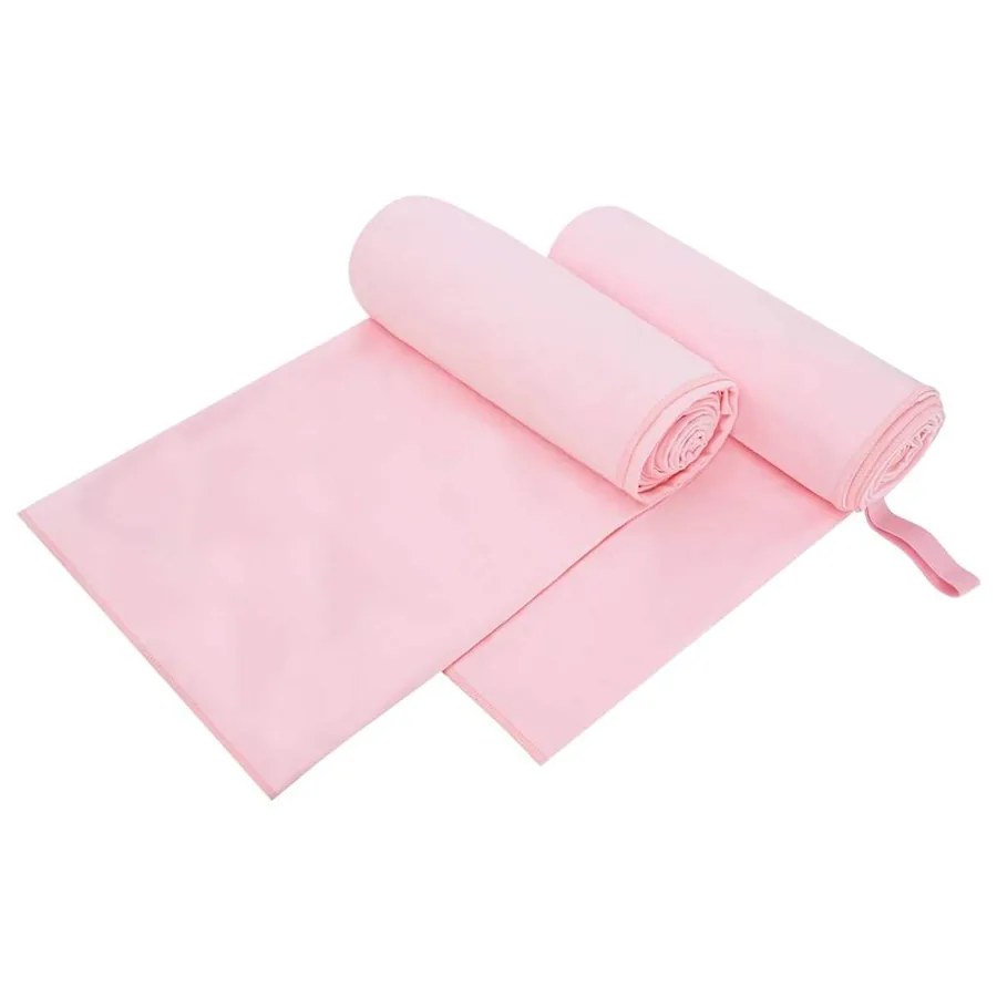 Serviettes de sport 2 pcs Rose 200 x 100 cm