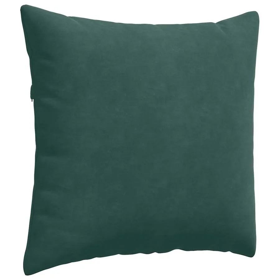 Coussins de canapé 2 pcs Vert foncé 45 x 45 cm - 5