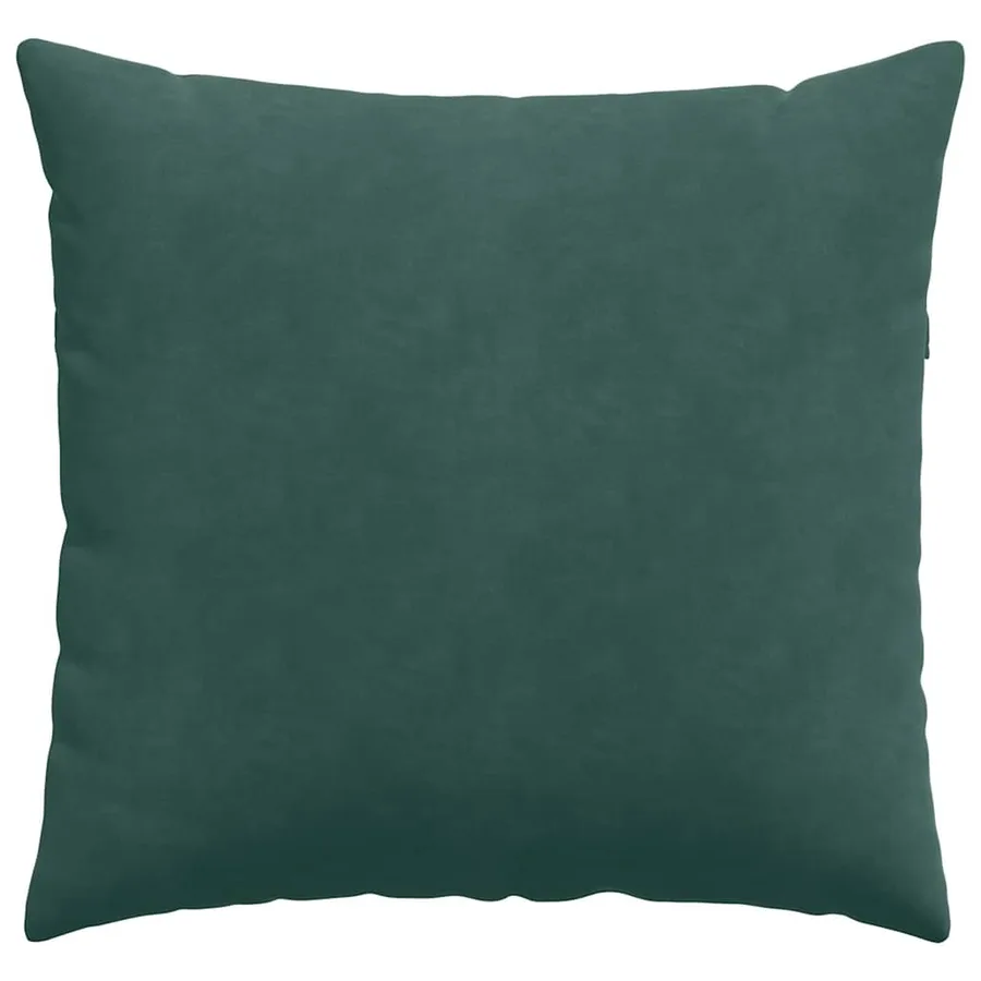 Coussins de canapé 2 pcs Vert foncé 45 x 45 cm - 6