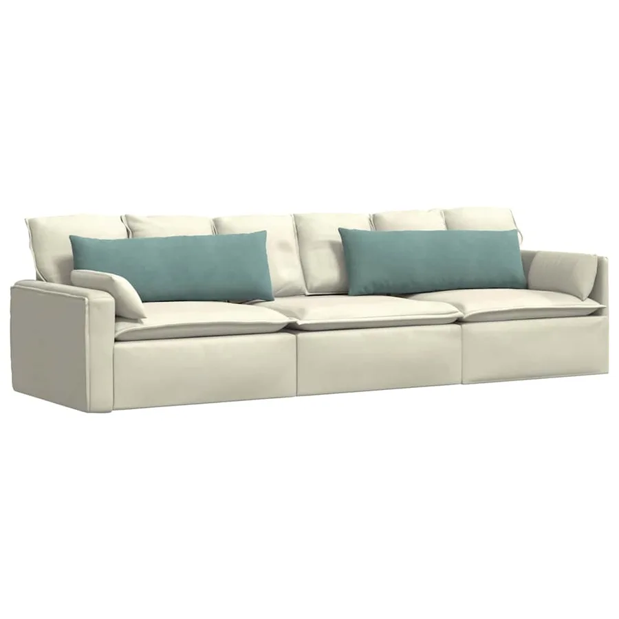 Coussins de canapé 2 pcs Vert Mer 120 x 40 cm - 3