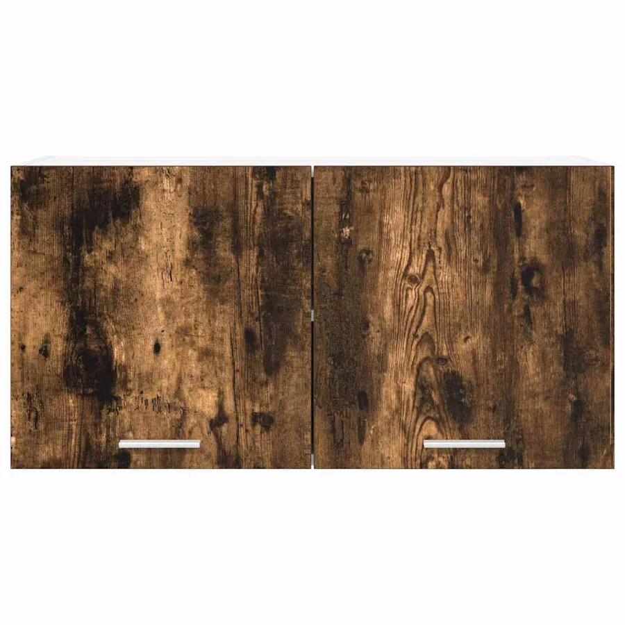 Armoire suspendue Chêne fumé 80 x 31 x 40 cm Bois d'ingénierie - 6