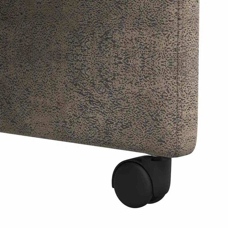 Chaises de Salle à Manger avec Roues 2 pcs Gris foncé - 9