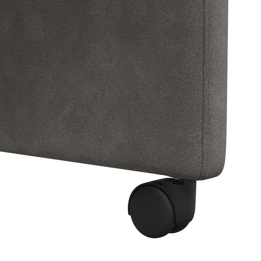 Chaises de Salle à Manger avec Roues 2 pcs Noir 57 x 67 x 95 cm - 9