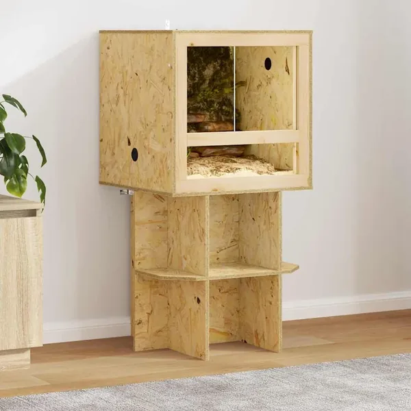 Base de Terrarium Marron 50 x 50 x 50 cm OSB