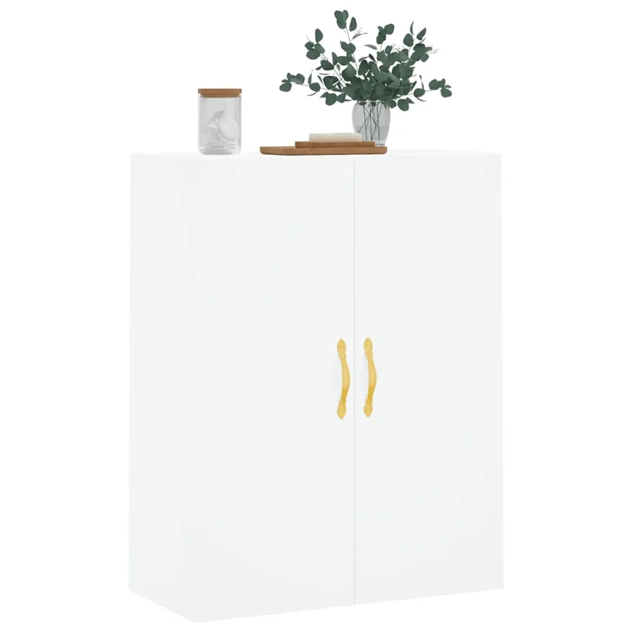 Armoire murale blanc 69,5x34x90 cm - 4