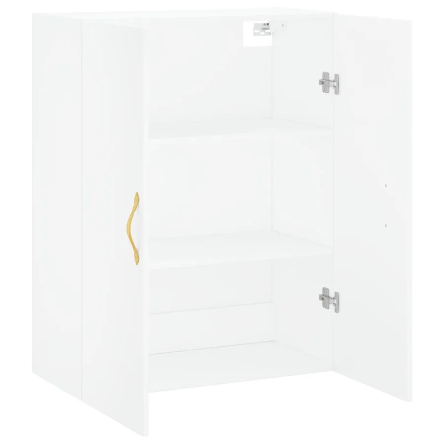 Armoire murale blanc 69,5x34x90 cm - 6