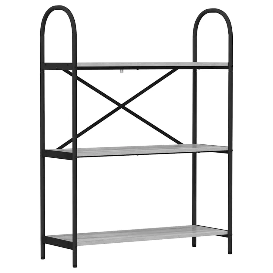 Étagère Gris Sonoma 80 x 30 x 109 cm Bois d'ingénierie - 2