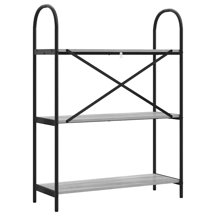 Étagère Gris Sonoma 80 x 30 x 109 cm Bois d'ingénierie - 7