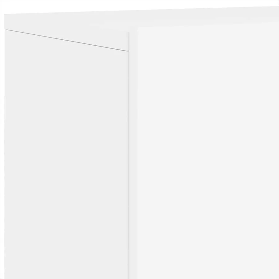 | Meubles TV muraux | Montage mural 6 pcs blanc Bois d'ingénierie - 9