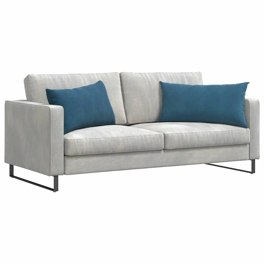 Coussins de canapé 2 pcs Bleu 80 x 40 cm - 3