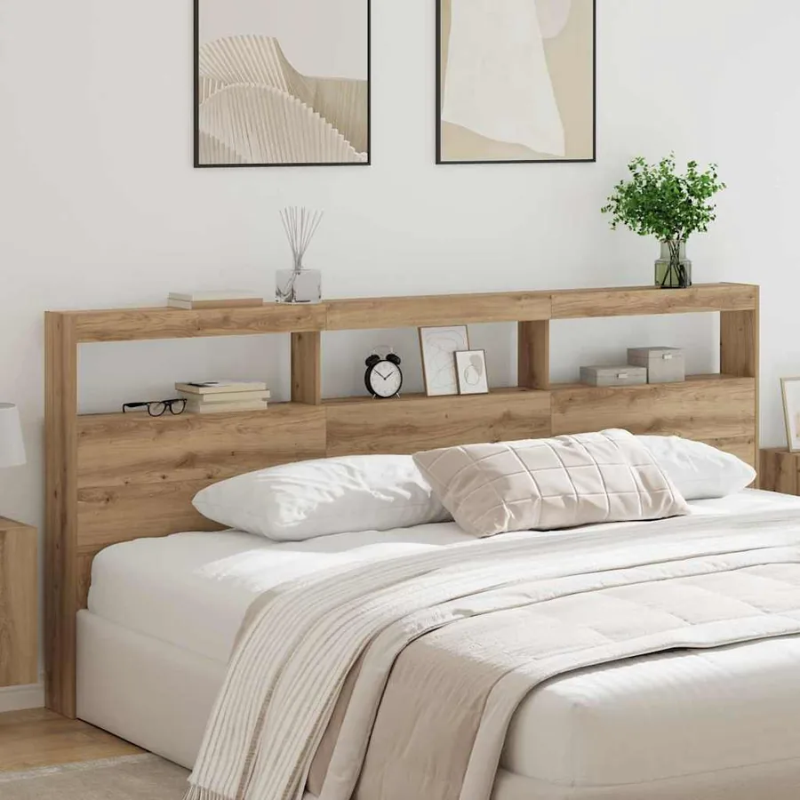 Tête de lit Chêne artisanal Bois d'ingénierie