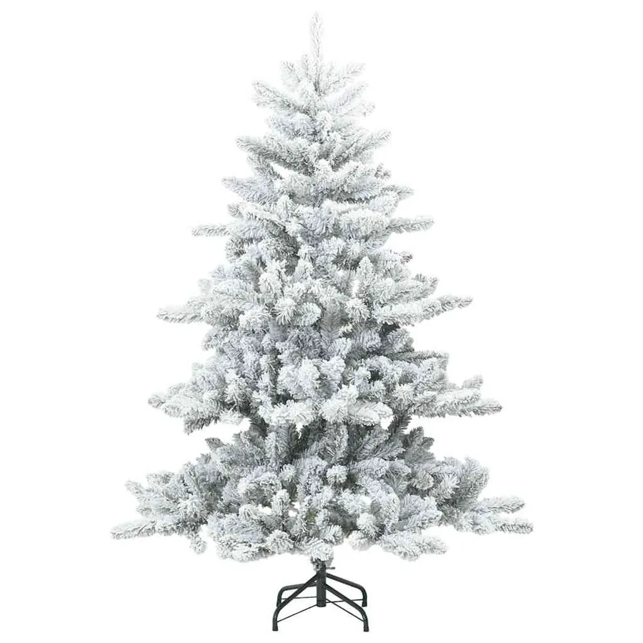 Sapin de Noël artificiel à branches pliantes, duveteux de neige - 3