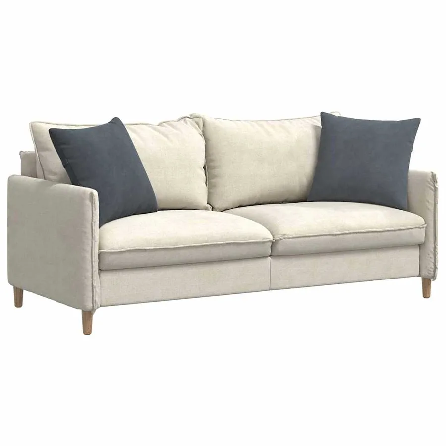 Coussins de canapé 2 pcs Gris foncé 50 x 50 cm - 3
