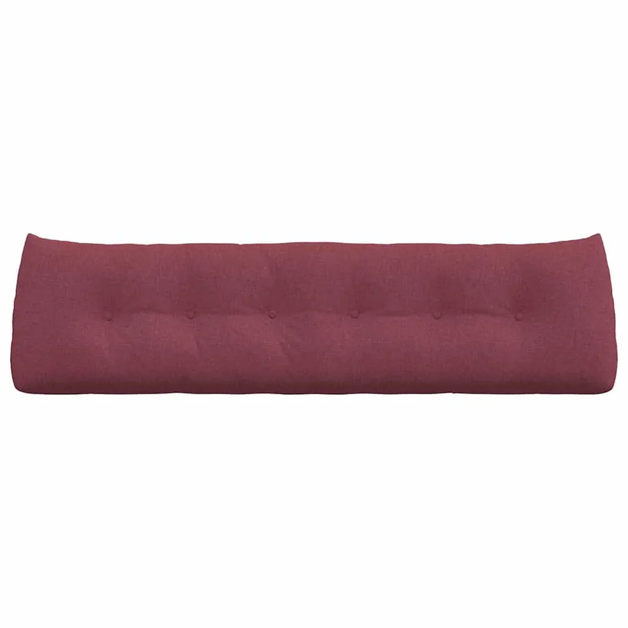 Coussin de Dos Bordeaux 180 x 24 x 50 cm tissu - 6