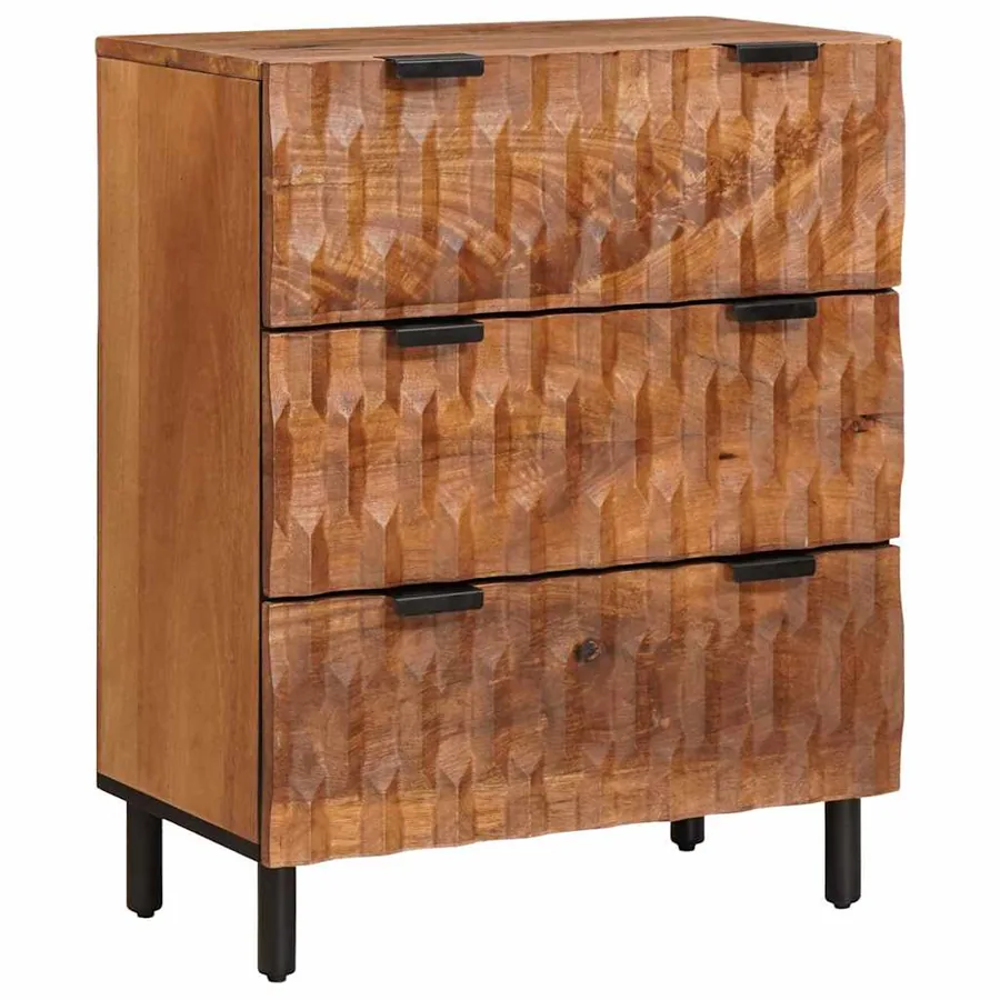 Buffet Finition Acacia Brun 60 x 33 x 75 cm