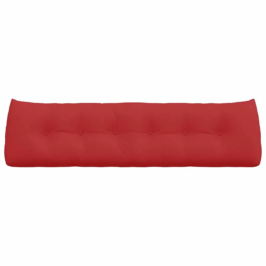 Coussin de Dos Rouge 180 x 24 x 50 cm tissu - 6