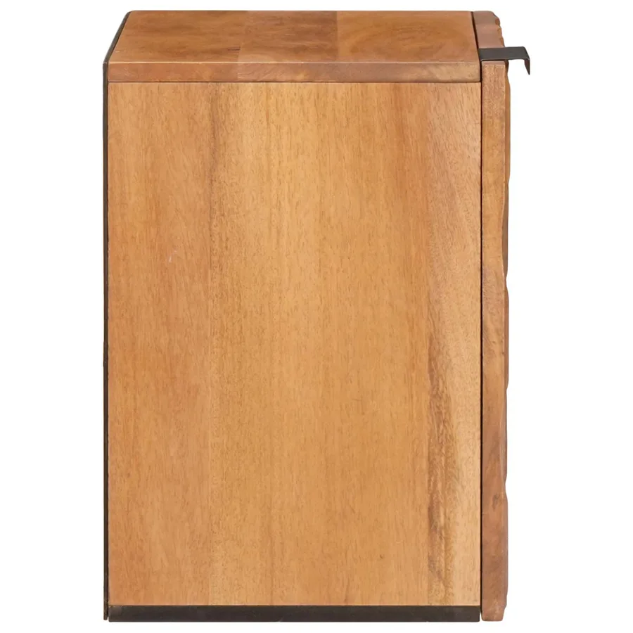 Cabinet de Salle de Bain Suspendu Marron 38 x 33 x 48 cm - 4