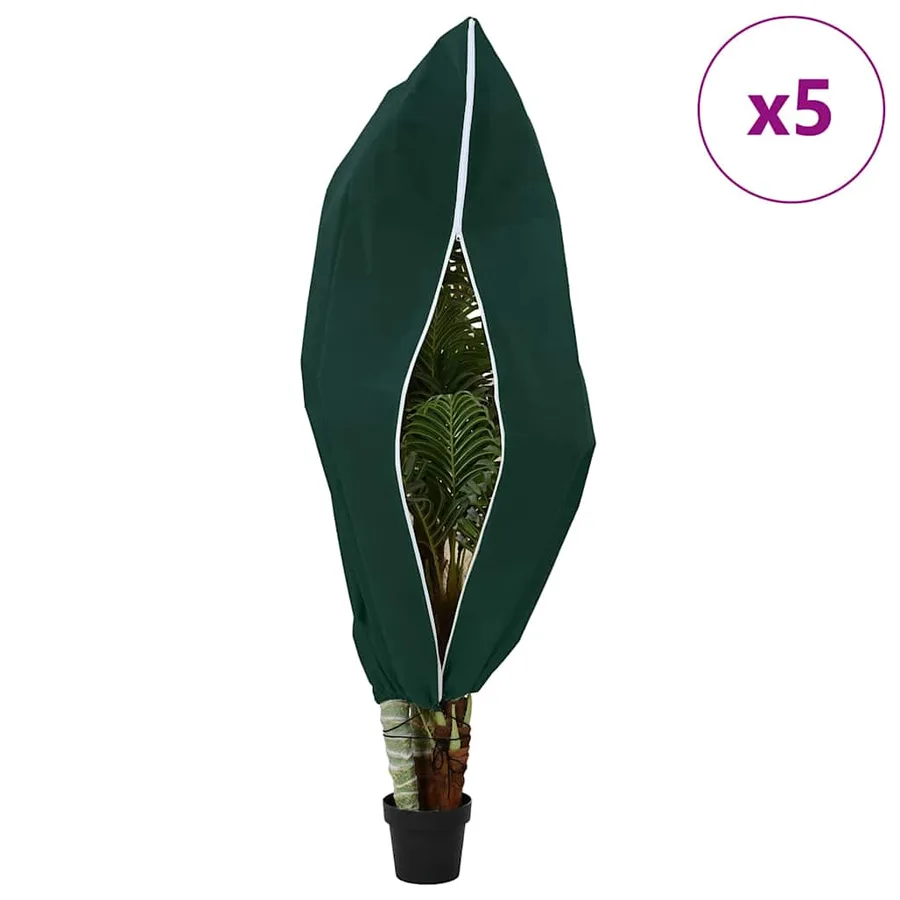 Couvercles de Fleece de Protection Anti-Gel pour Plantes 5 pcs - 4