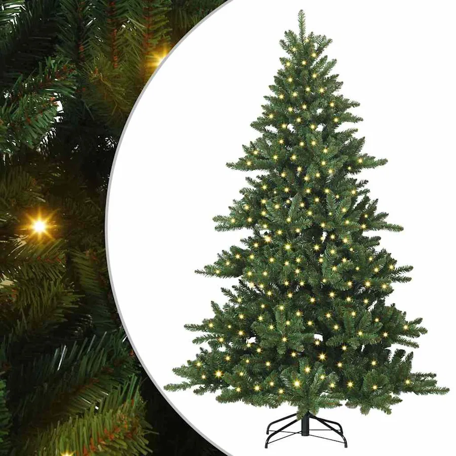 Sapin de Noël Artificiel à Branches Articulées Vert 180 cm - 2