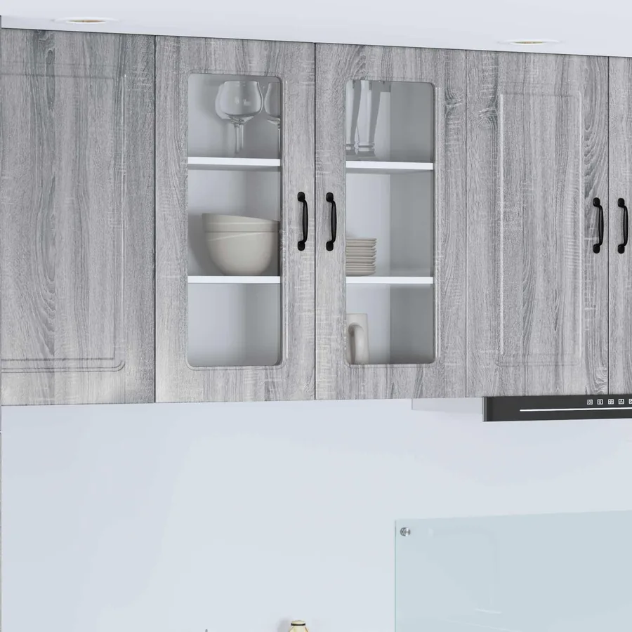 Panneau de lave-vaisselle Kalmar Gris Sonoma 80 x 31 x 80 cm