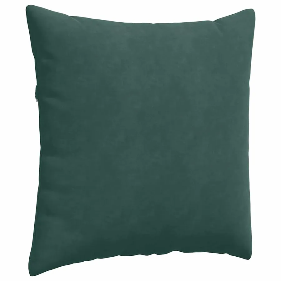 Coussins de canapé 2 pcs Vert foncé 80 x 80 cm - 5