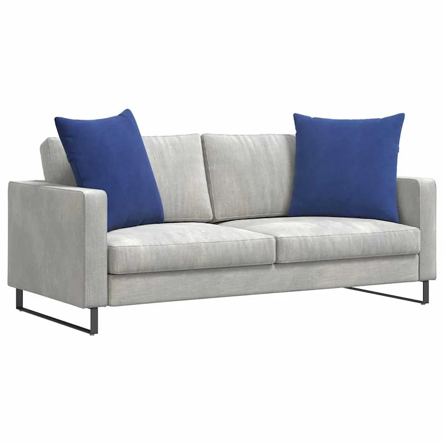 Coussins de canapé 2 pcs Bleu police 60 x 60 cm - 3
