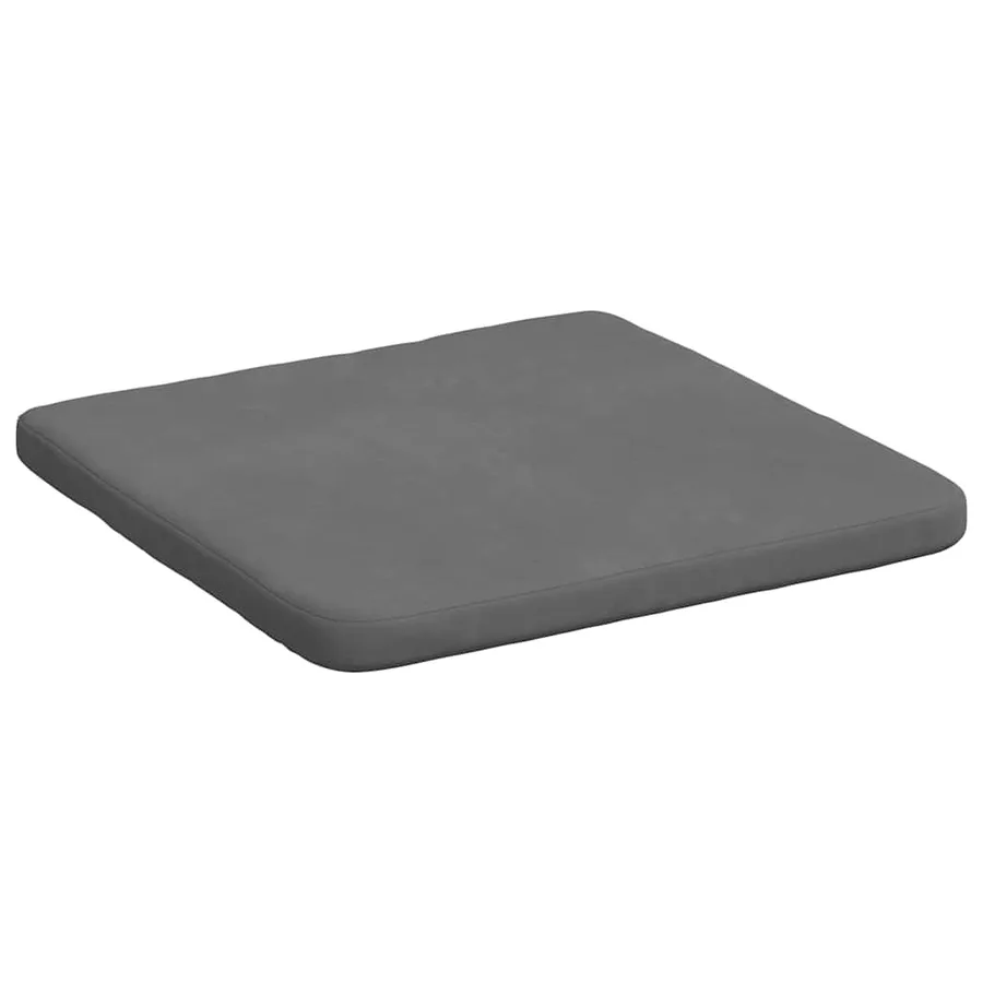 Coussins de siège 4 pcs Gris foncé 40 x 40 x 3 cm - 5