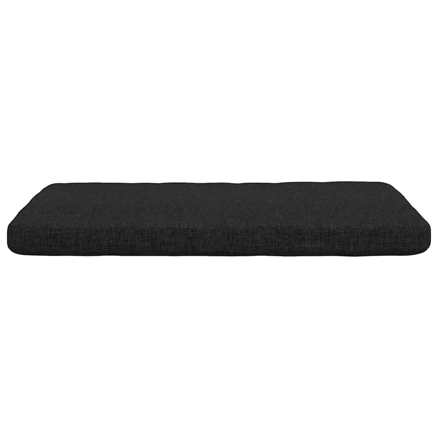 Coussins de siège 4 pcs Noir 40 x 40 x 3 cm tissu - 6