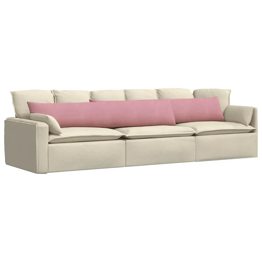 Coussins de canapé 2 pcs Rose 200 x 40 cm - 3