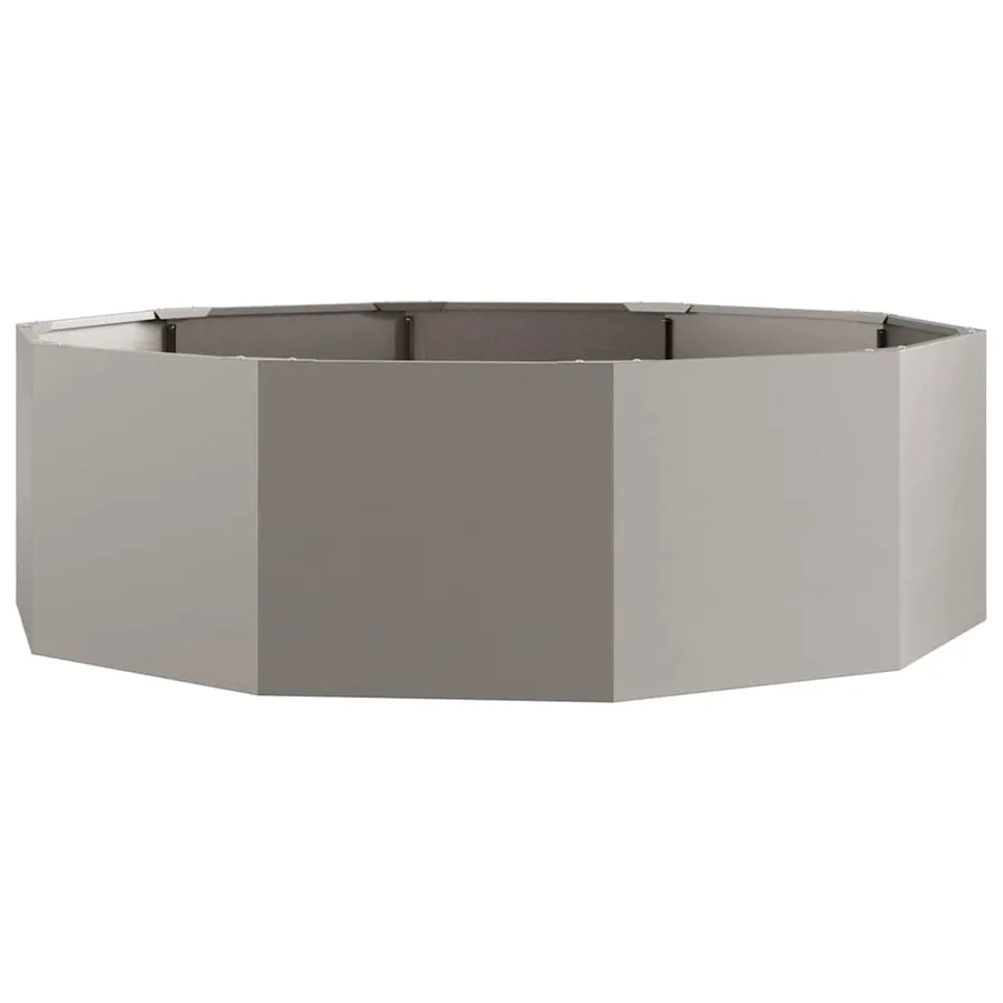 Jardinière Rouillé 120 x 120 x 35 cm Acier patiné - 5