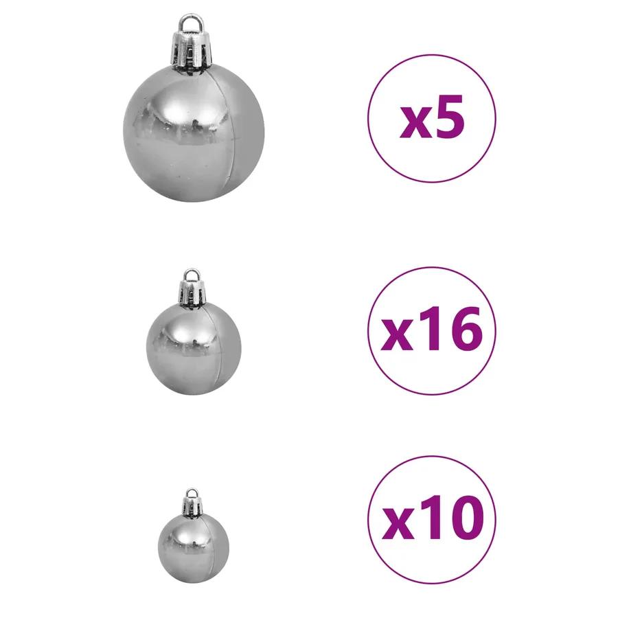Sapin de Noël avec 300 LED avec support Doré 180 cm PET - 10