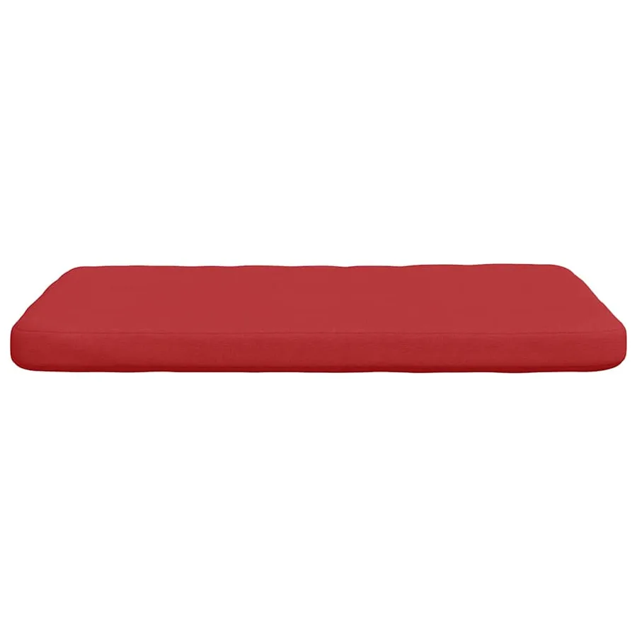 Coussins de siège 4 pcs Rouge 40 x 40 x 3 cm tissu - 6