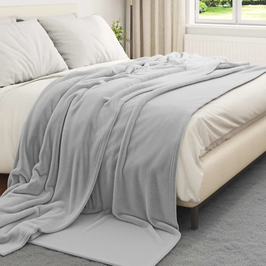Couvertures à jeter 6 pcs Gris 220 x 240 cm Toison - 3
